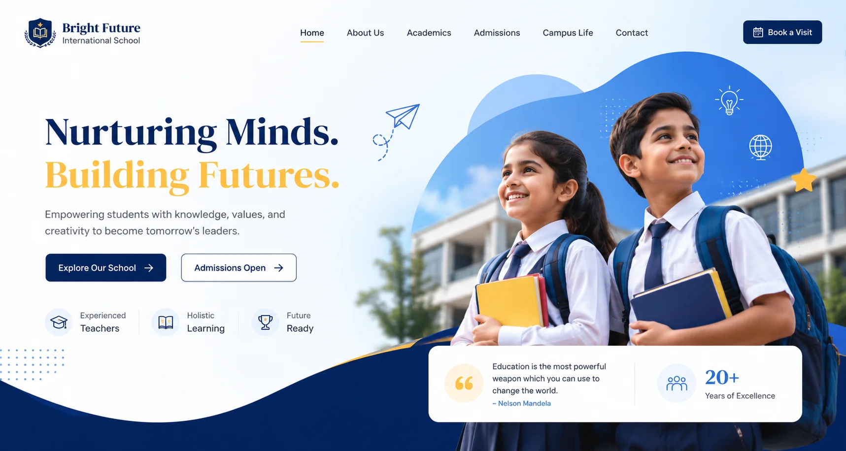 WEBSITE FOR THE SCHOOL UK
