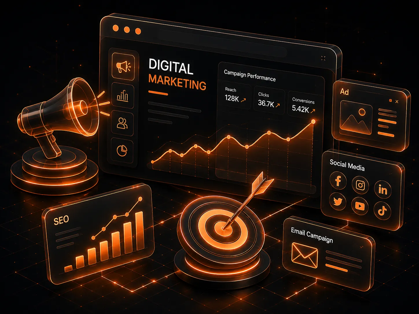 Digital marketing services by ExoGrow Solutions