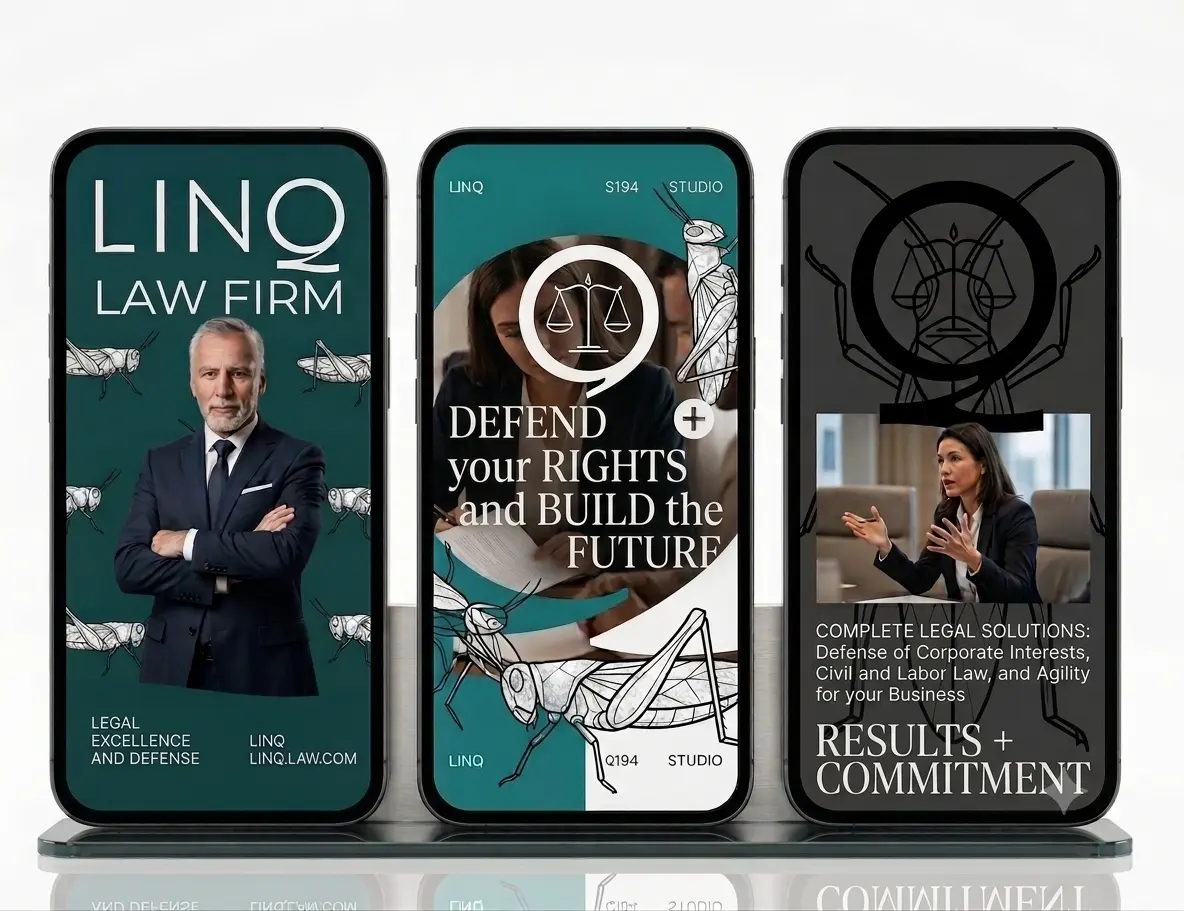 Legal Industry Desktop and Mobile Mockup