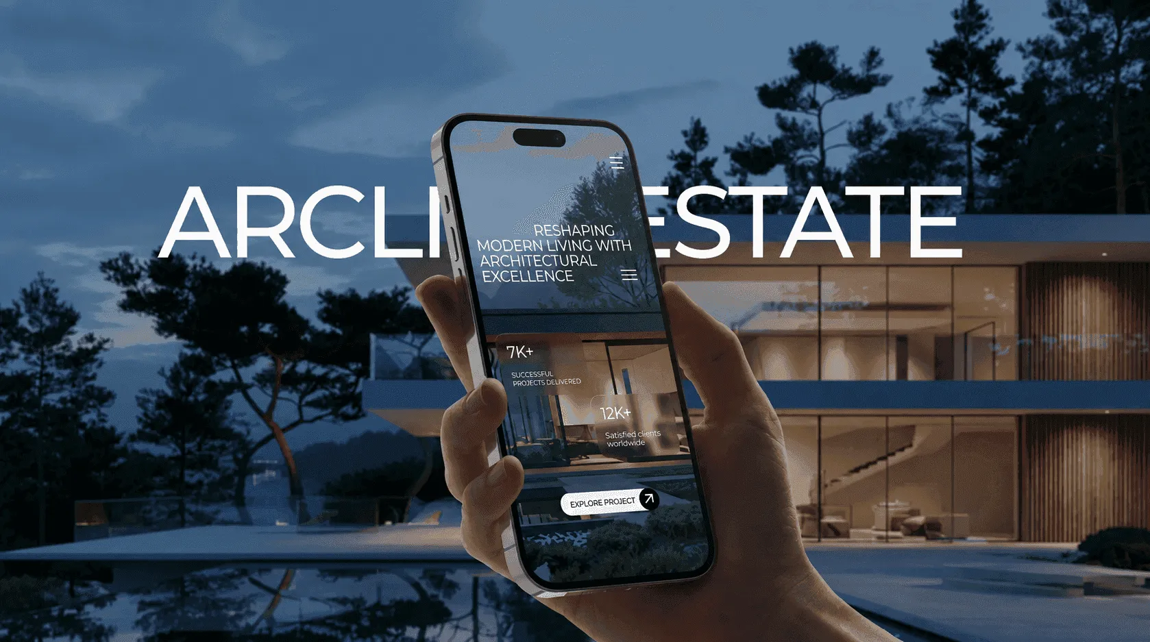 Real Estate Industry Desktop and Mobile Mockup