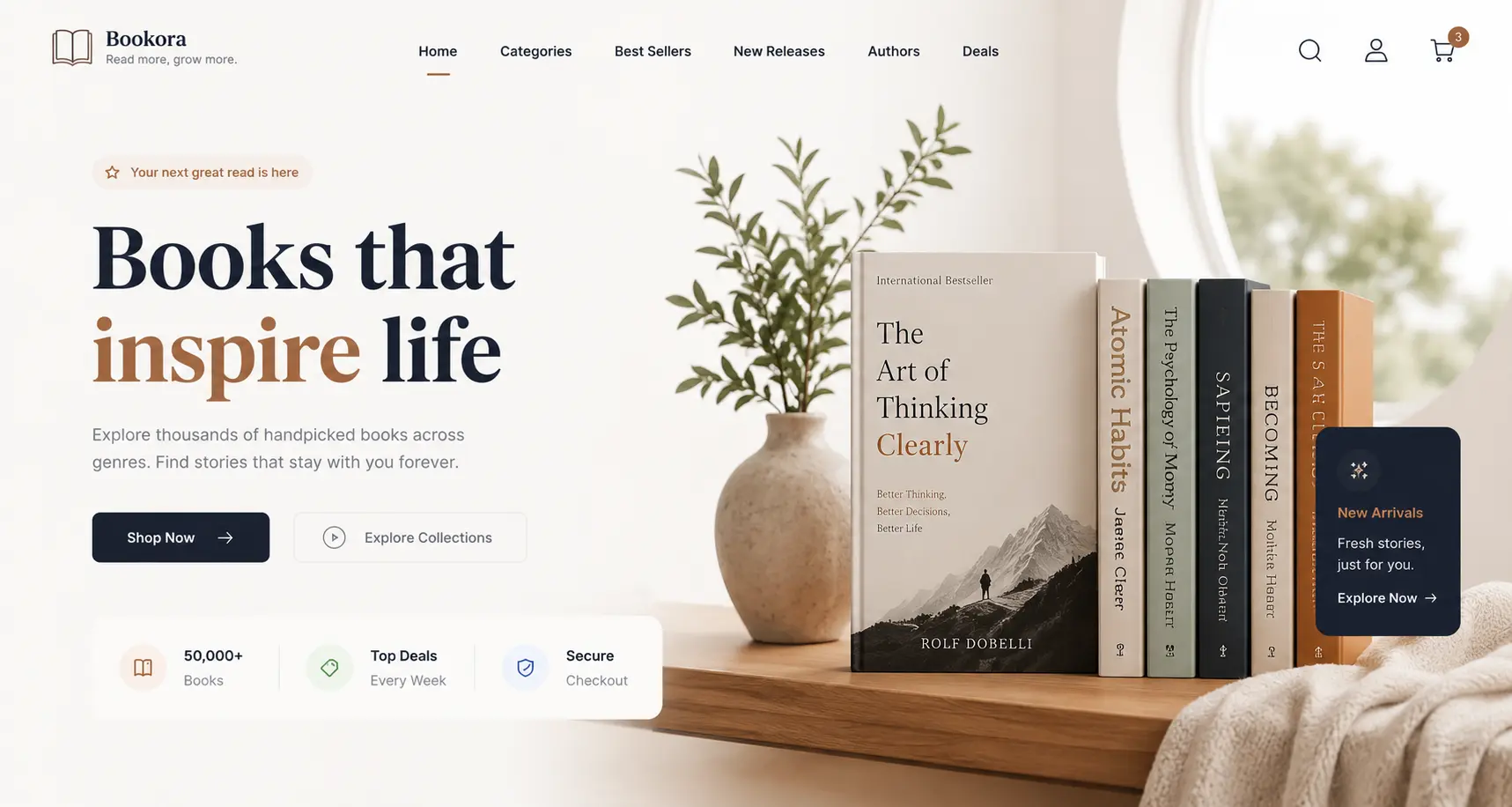bookstore website development company exogrow solutions in uk