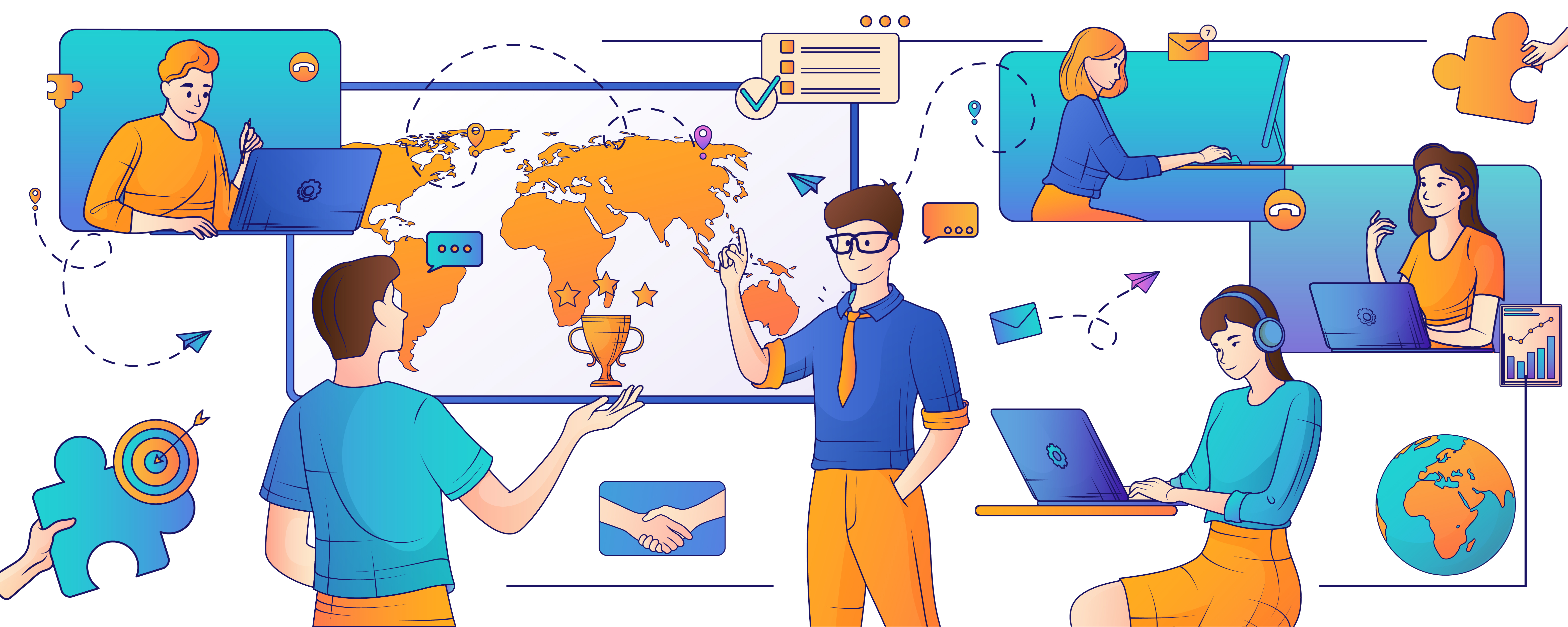 global network of software