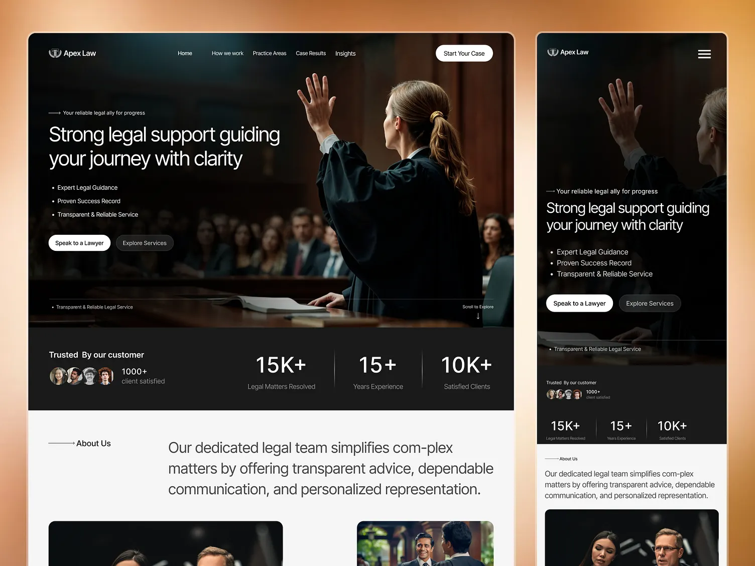 Juricore law firm website for UK, Europe, and USA legal consultants