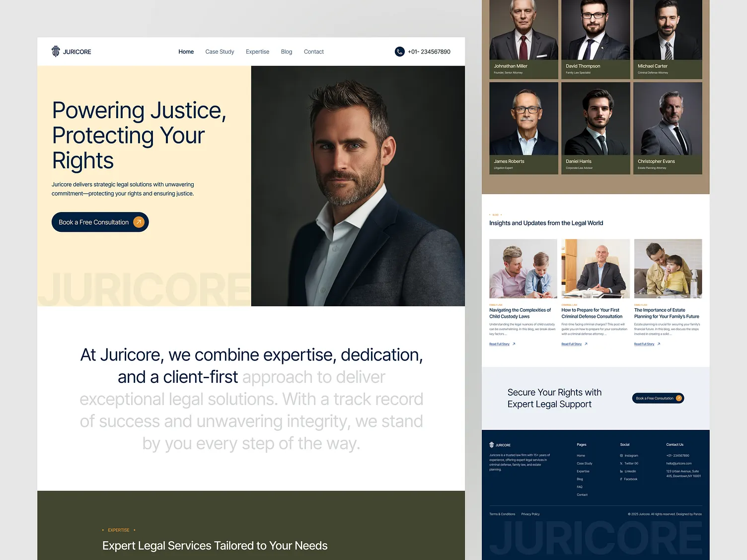 RegalFirm website for UK, Europe, and USA legal firms