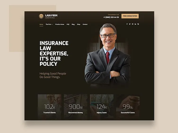 Beacon Law Partners website design for UK, Europe, and USA law firms